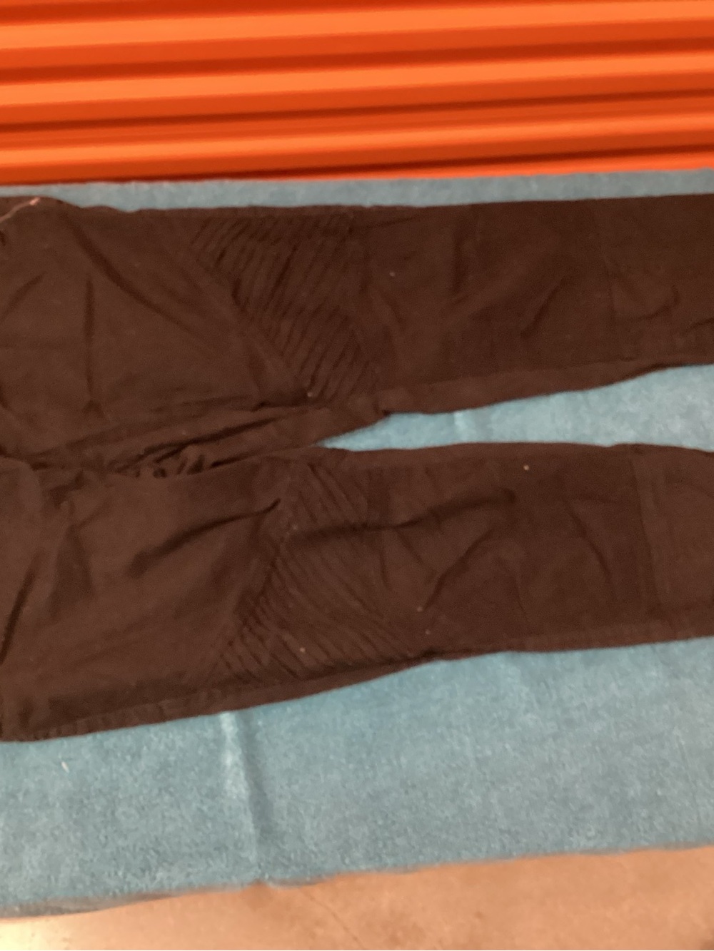 Phat Farm Black Ribbed Knee Joggers